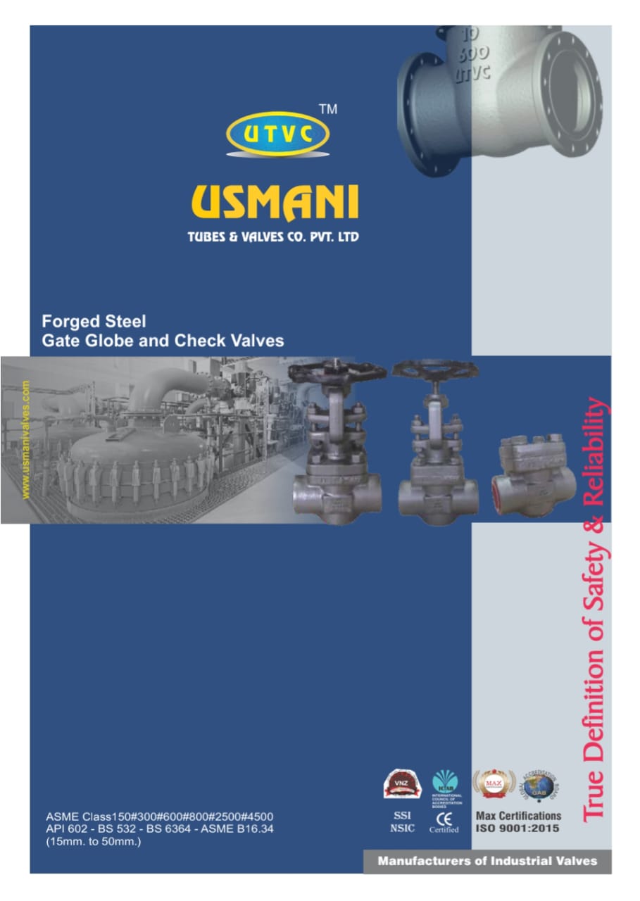 Gate globe check Valve Forged Steel
